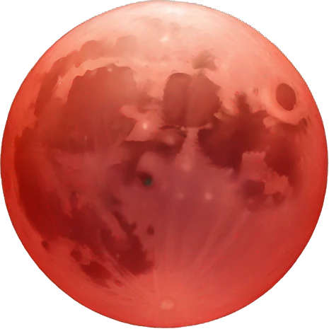 red moon emoji
