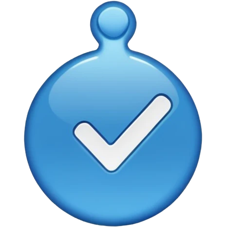 Mavi tik emoji