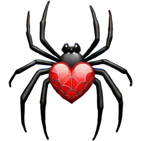 Make the I love u using spider web emoji 

 emoji