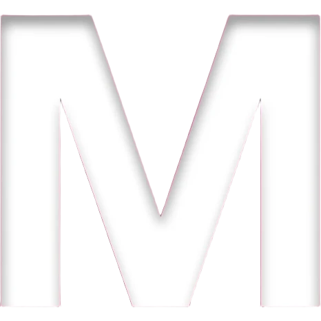 pink circle with letter M emoji” emoji