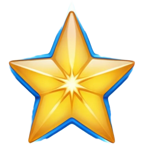 star blue emoji
