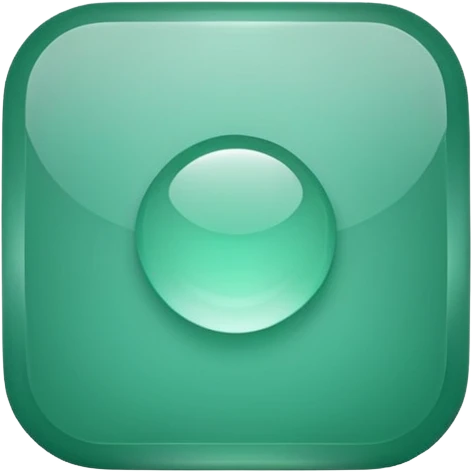 Jade style rounded square icon button emoji