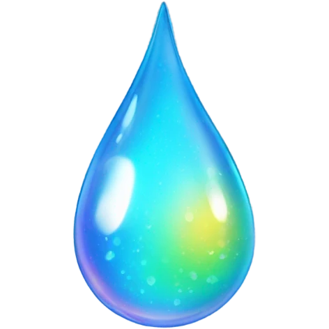 Magic water drop emoji