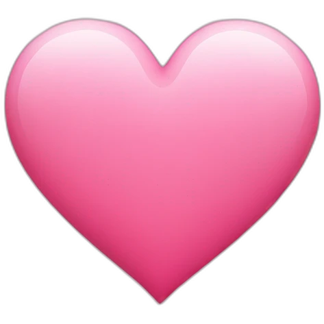 Pink heart emoji