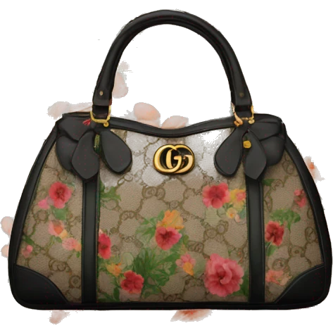 Floral Gucci bag  emoji