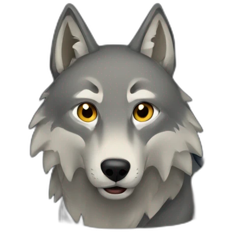 Wolf cave emoji