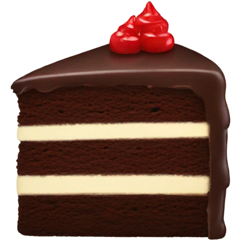 Chocolate cake emoji