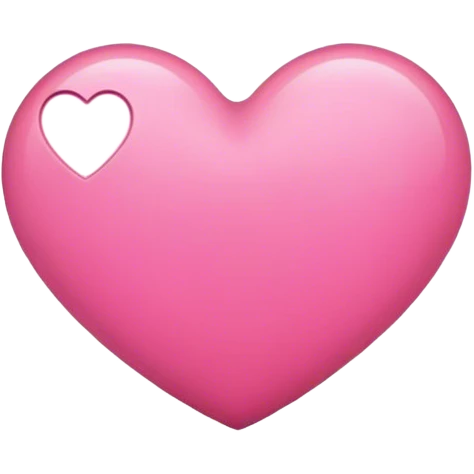 Pink heart emoji