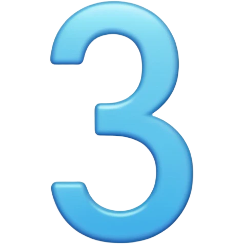 Number 1 emoji