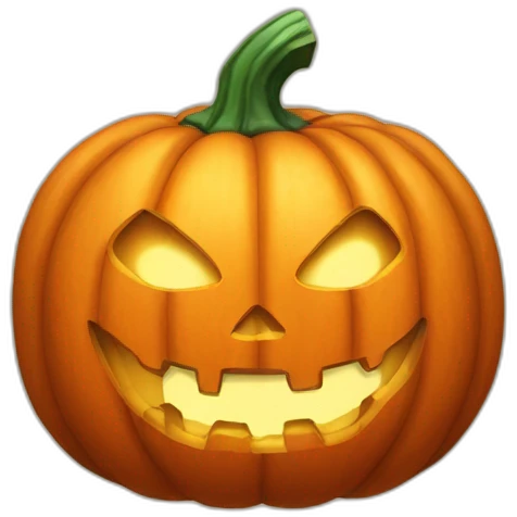 Jack'o lantern emoji