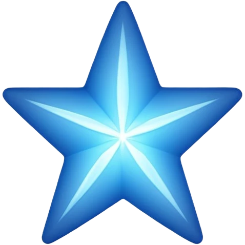 blue star emoji