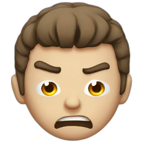Angry emoji