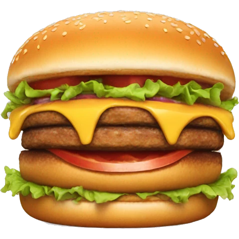 freaky burger emoji