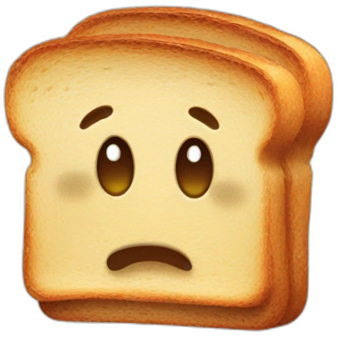 wet toast emoji