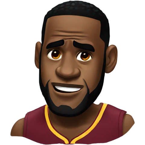 LeBron James crying emoji
