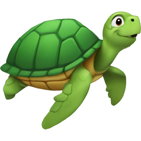 turtle drawing on a plane emoji