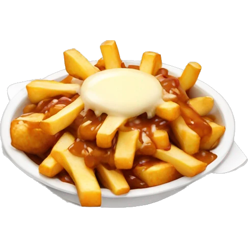 Poutine qui mange emoji