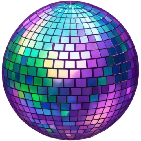 bolinha glitter emoji