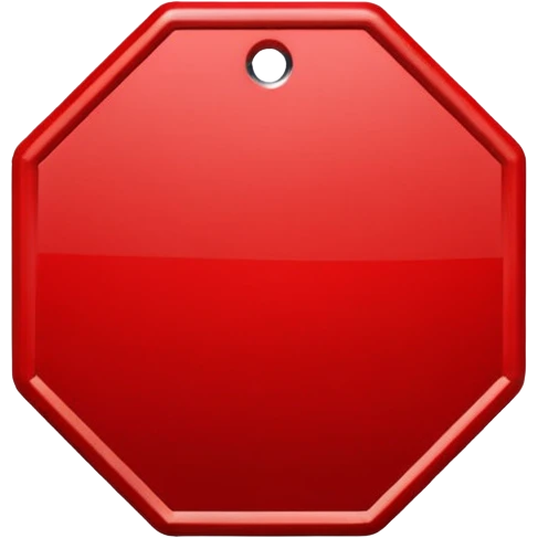 stop sign emoji