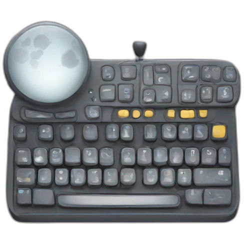 moonlander keyboard emoji