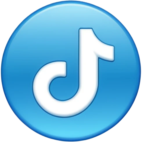 Make me an emoji thats looks like TikTok verified blue tick  emoji