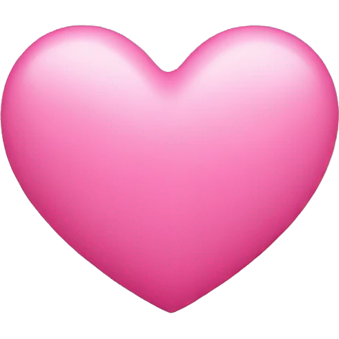 Pink heart emoji