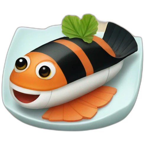 Nemo sushi emoji