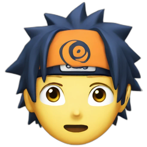 Naruto studying emoji
