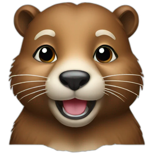 smart beaver emoji