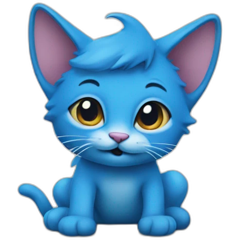 Smurf-cat emoji