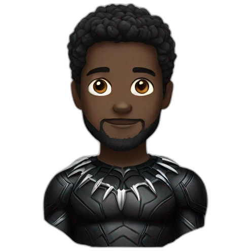 black panther emoji