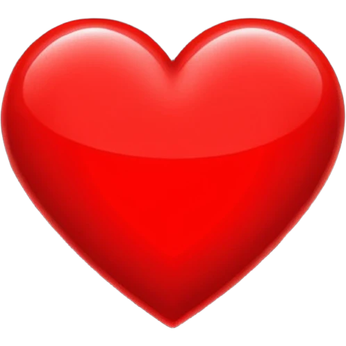 Pixel heart emoji