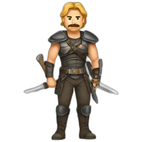 chuck noris in warrior mode emoji