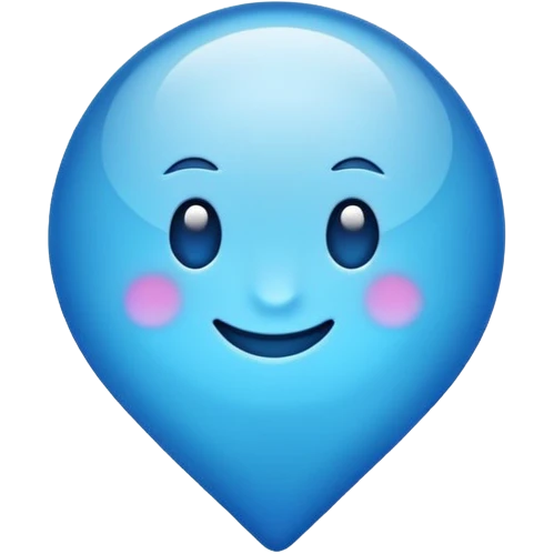 Mavi tık emoji