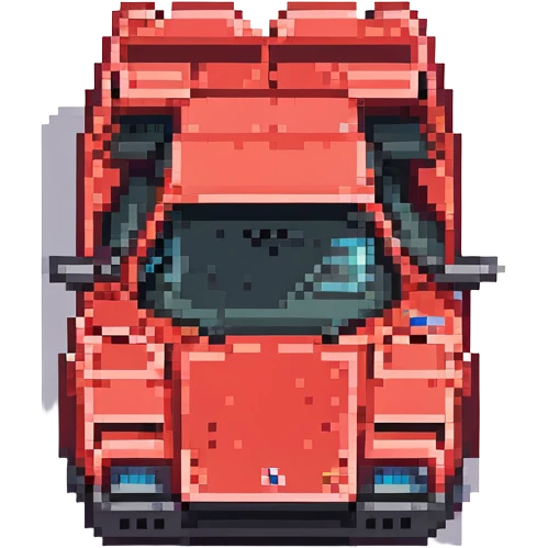 красная Lamborghini Countach, no background emoji