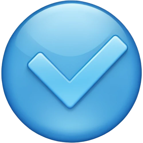 Mavi tik emoji