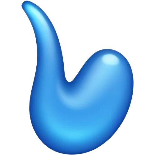 Blue tick  emoji