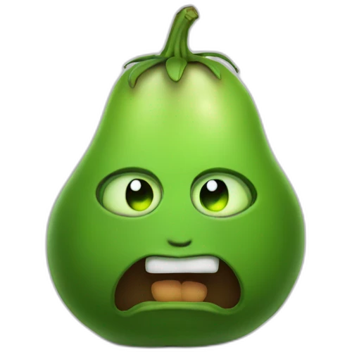 green evil potato emoji