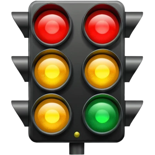 horizontal traffic light emoji