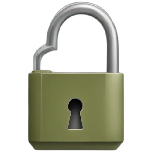 military lock emoji