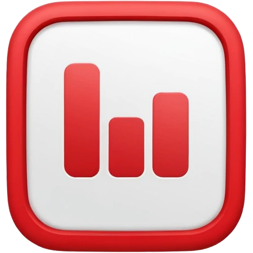 Create a modern, clean vector illustration of the Deezer app icon, designed in a smooth flat + soft 3D illustration style.
The icon should be placed inside a rounded square app icon shape, centered perfectly.


 emoji