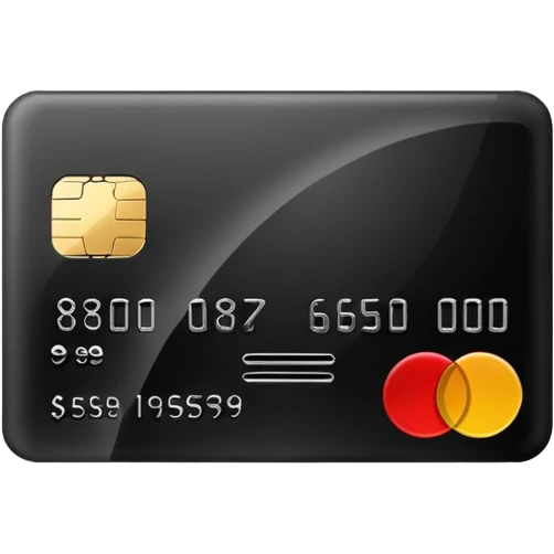 black credit card, no text emoji