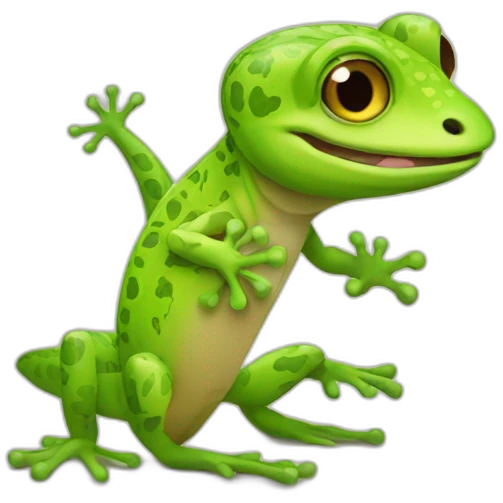 funny gecko emoji