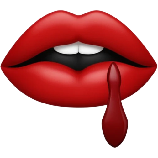 Kiss black💋 emoji