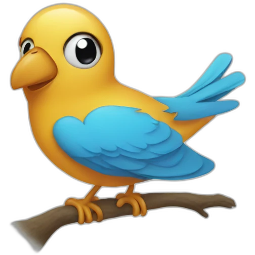 twitter bird emoji