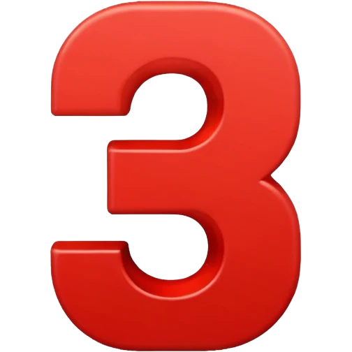 red number 6 emoji