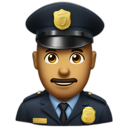 Potato cop emoji