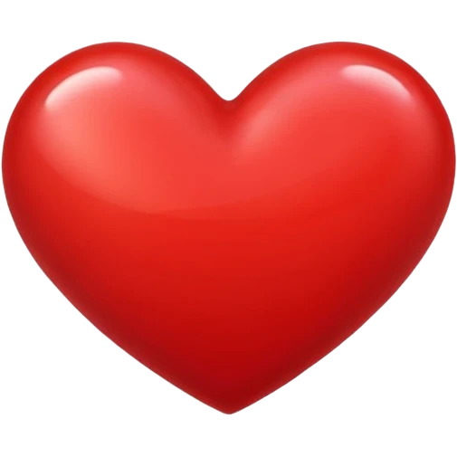 Red heart R emoji
