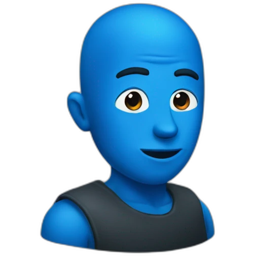 blue men emoji