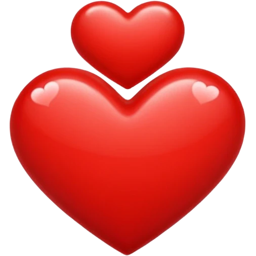 Love hearts emoji